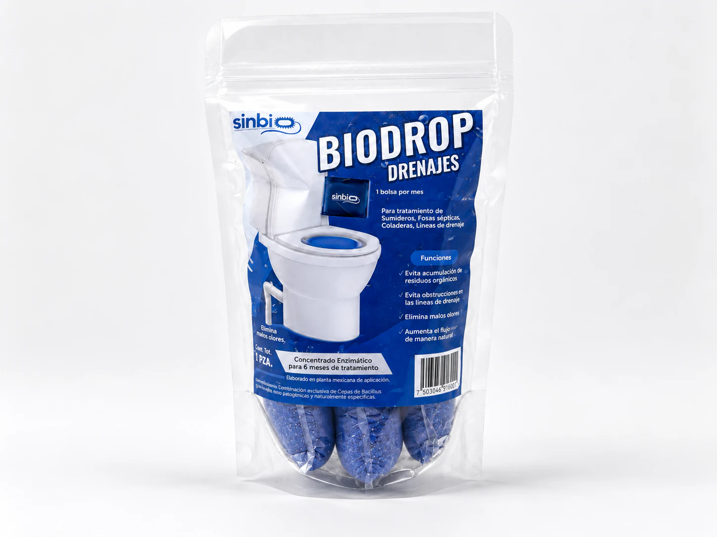 BioDrop: Control de grasa, olores y materia orgánica.